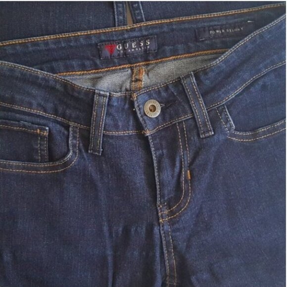 GUESS Power Skinny Jeans - Dark - Picture 4 of 15